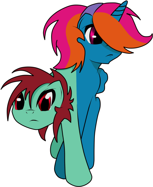 Furiosthestral, Conjoined, Cute, Ettin, Ettin Pony, - Furiosthestral, Conjoined, Cute, Ettin, Ettin Pony, (540x720)