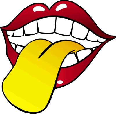 Human Tongue Clipart - Human Tongue Clipart (400x391)