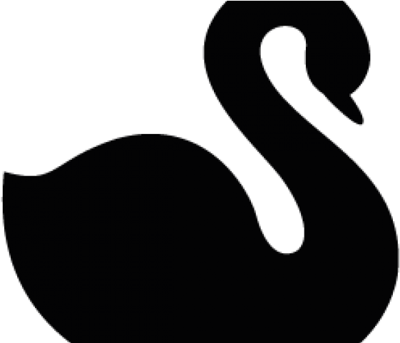 Black Swan Clipart Swan Outline - Black Swan Clipart Swan Outline (640x480)