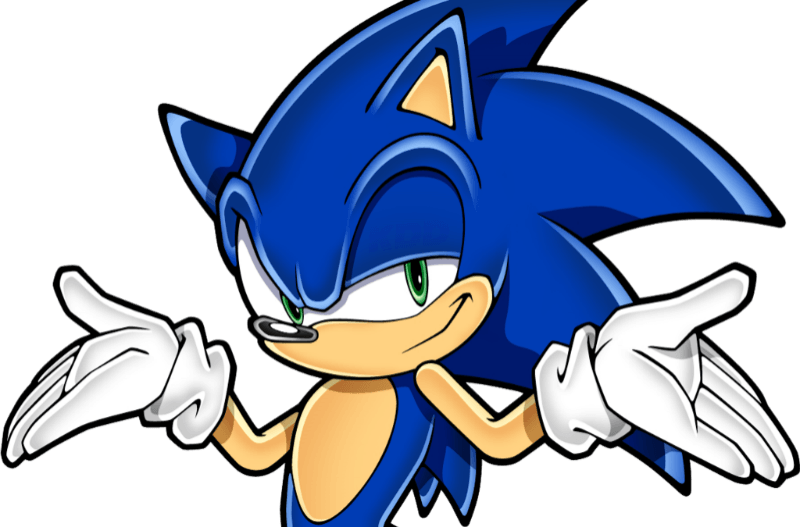 Sonic The Hedgehog Clipart Behind - Sonic The Hedgehog Clipart Behind (800x527)