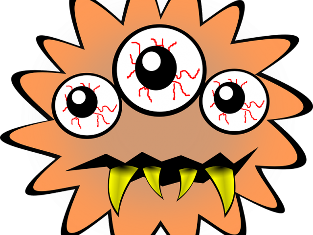 Evil Clipart Bacteria - Evil Clipart Bacteria (640x480)