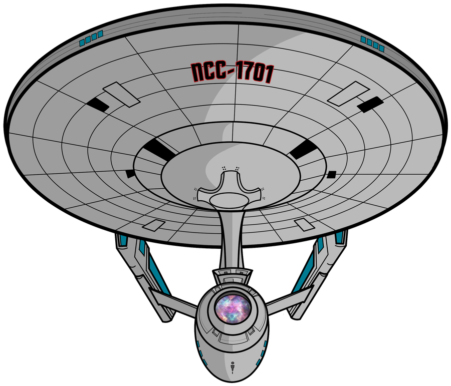 The Uss Enterprise By Davemilburn - The Uss Enterprise By Davemilburn (928x861)