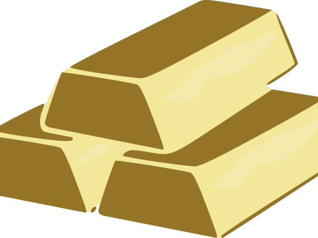Metal Clipart Gold Brick - Metal Clipart Gold Brick (640x480)