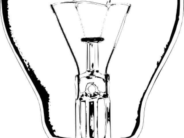 Light Bulb Clipart Sketch - Light Bulb Clipart Sketch (640x480)