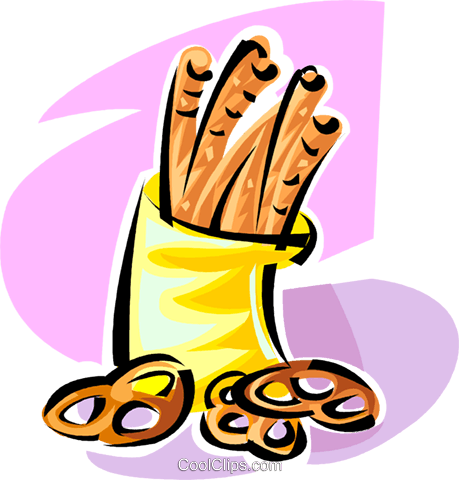 Pretzels Royalty Free Vector Clip Art Illustration - Pretzels Royalty Free Vector Clip Art Illustration (459x480)