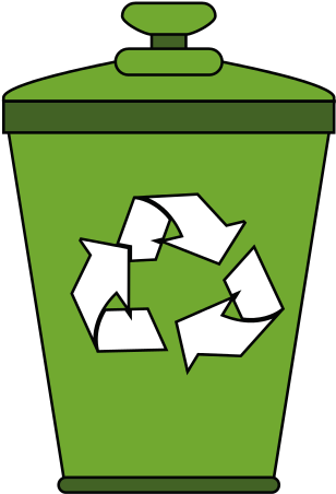 Recycle Can Vector Illustration - Recycle Can Vector Illustration (550x550)