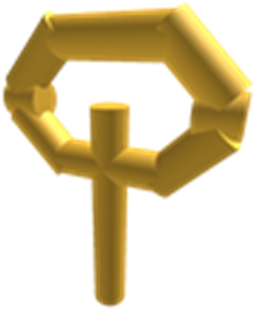 Png Gold Keys In A Cross - Png Gold Keys In A Cross (420x420)