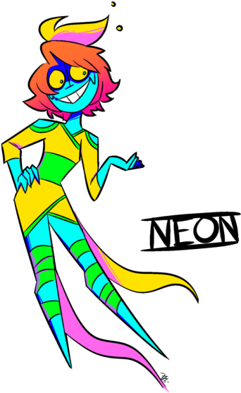 When I First Made Neon, It Was Out Of Inspiration From - When I First Made Neon, It Was Out Of Inspiration From (354x600)