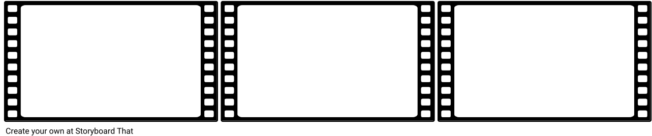 Filmstrip Storyboard Template - Filmstrip Storyboard Template (1288x300)