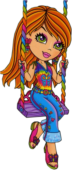 Tube Anime Girl Clipart, Lisa Frank, Tween Girls, Copic, - Tube Anime Girl Clipart, Lisa Frank, Tween Girls, Copic, (292x572)