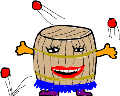 Playing Dodgeball With A Barrel Seems Kind Of Unfair - Playing Dodgeball With A Barrel Seems Kind Of Unfair (500x350)