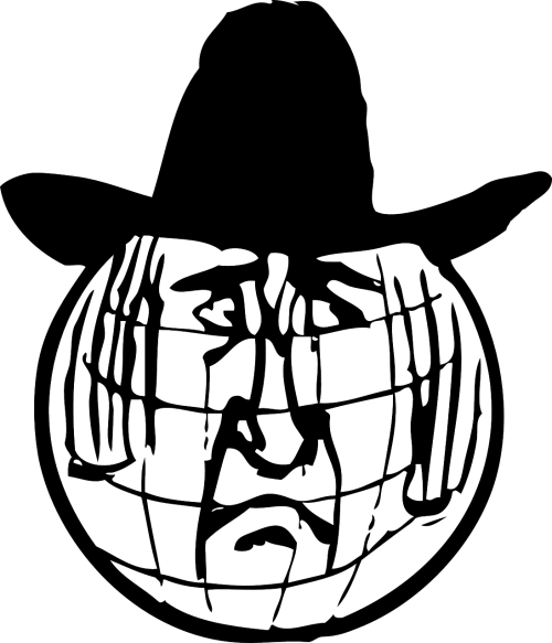 Face,sad,cowboy,frown - Face,sad,cowboy,frown (500x583)