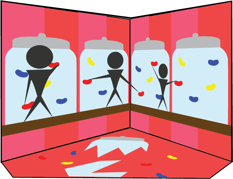 Guests Climb Around The Room While The Lights Flash - Guests Climb Around The Room While The Lights Flash (1012x650)