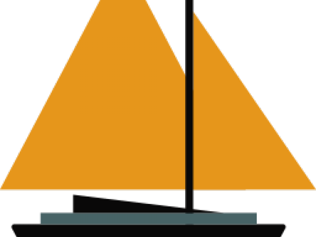 Sailboat Clipart Triangle - Sailboat Clipart Triangle (640x480)