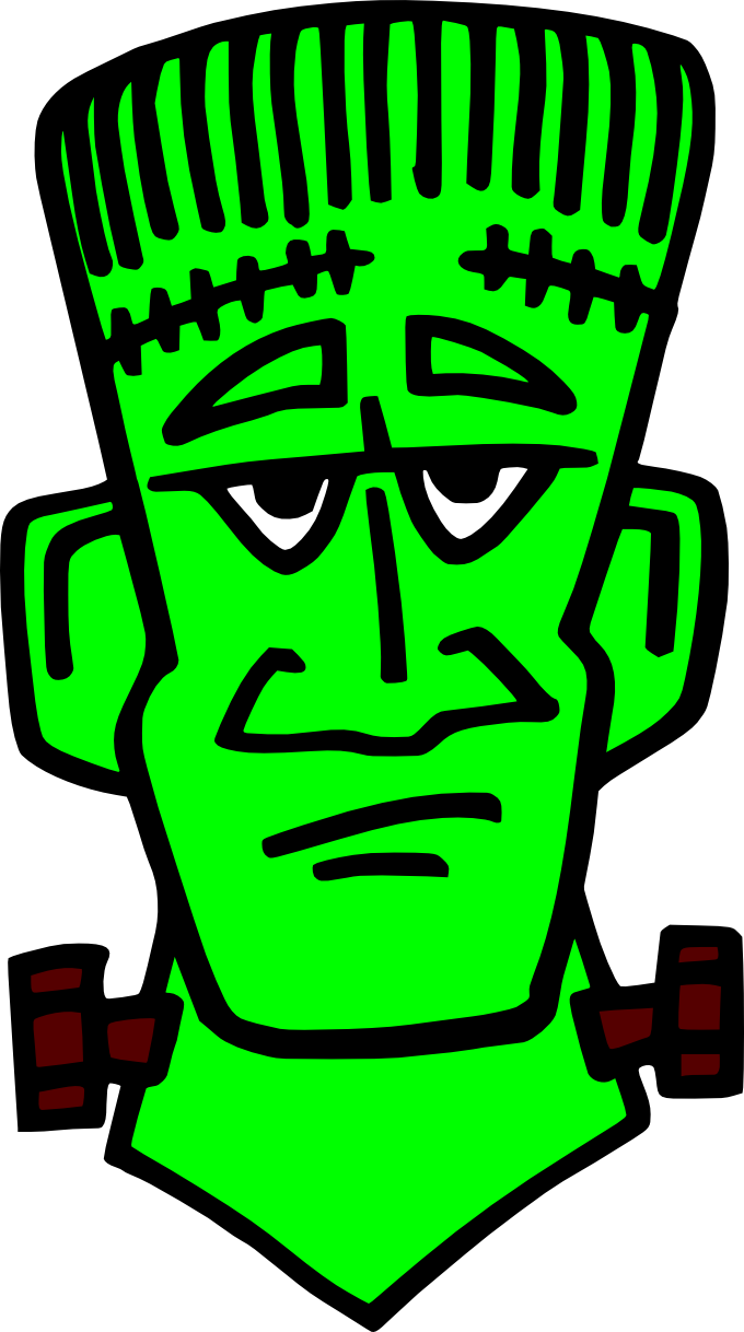 Frankie Svg Halloween Drawings, Svg Cuts, 3d Paper, - Frankie Svg Halloween Drawings, Svg Cuts, 3d Paper, (680x1218)