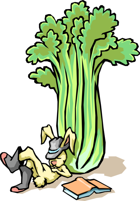 Vector Illustration Of Fairy Tale Hare Rabbit Asleep - Vector Illustration Of Fairy Tale Hare Rabbit Asleep (490x700)