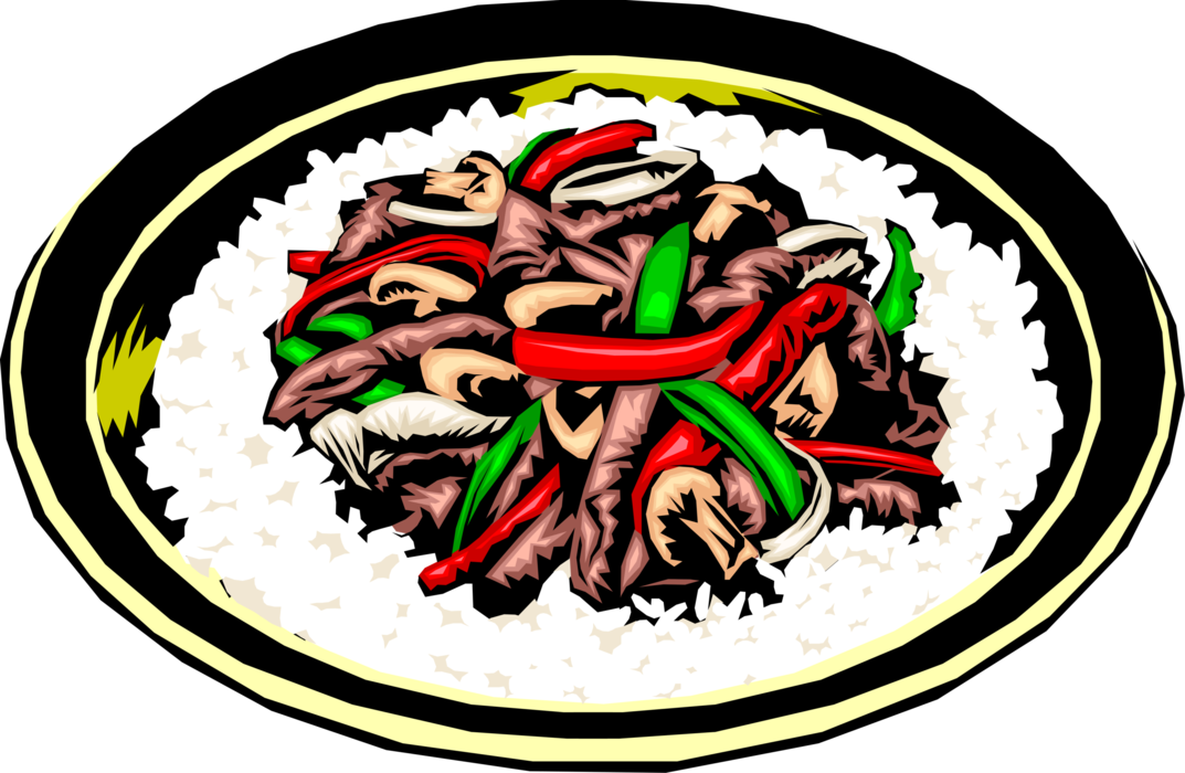 Asians Clipart Stir Fry - Asians Clipart Stir Fry (1073x700)
