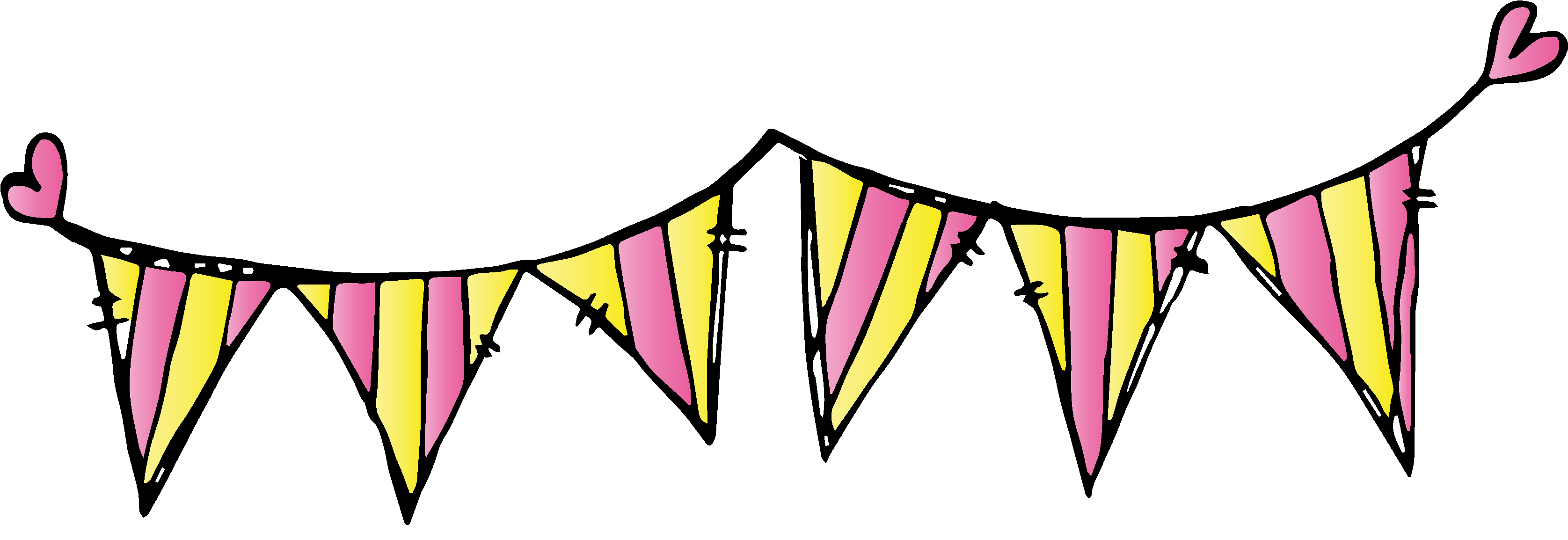 Scrappy Pretty Bunting - Scrappy Pretty Bunting (3487x1201)