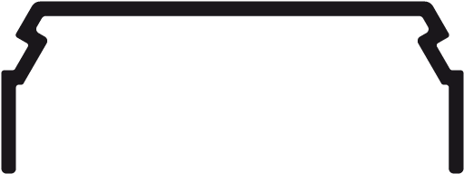 3262 Distance Profile, With Cuts Every 50 Mm - 3262 Distance Profile, With Cuts Every 50 Mm (550x550)