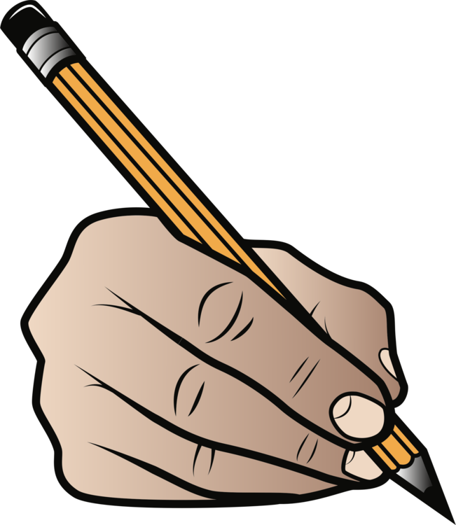 Thumb Eraser Grip Hand Pencil Semirealistic People - Thumb Eraser Grip Hand Pencil Semirealistic People (651x750)