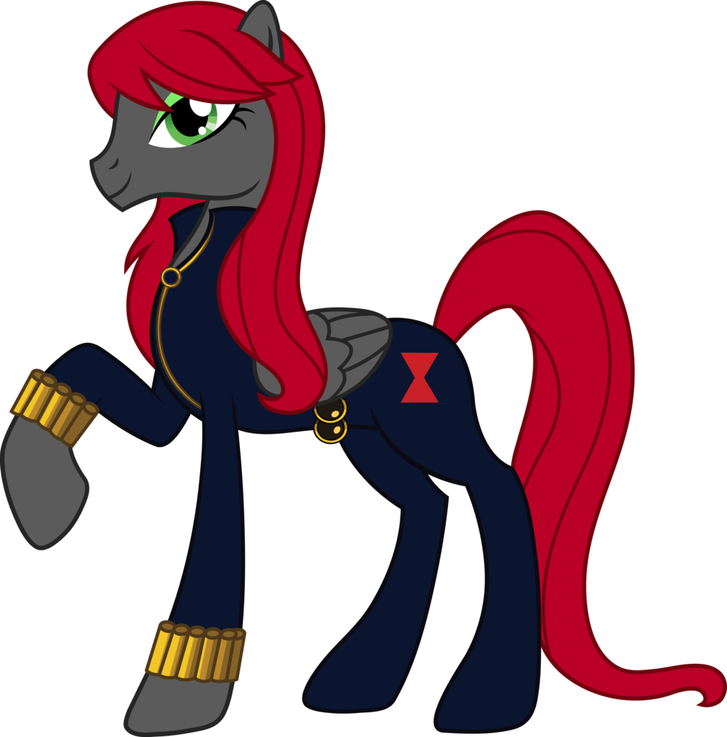 Ponified Black Widow Vector By Sugar-loop - Ponified Black Widow Vector By Sugar-loop (1024x1038)