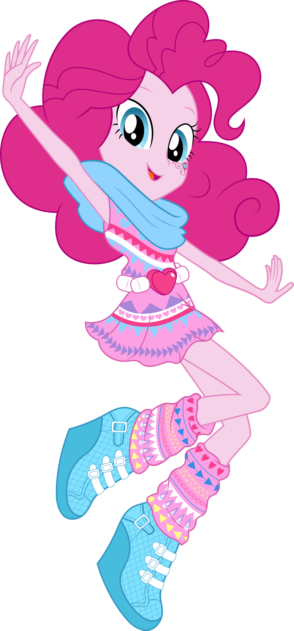 Legend Of Everfree Geometric Pinkie Pie Vector By Sugar-loop - Legend Of Everfree Geometric Pinkie Pie Vector By Sugar-loop (1024x2196)