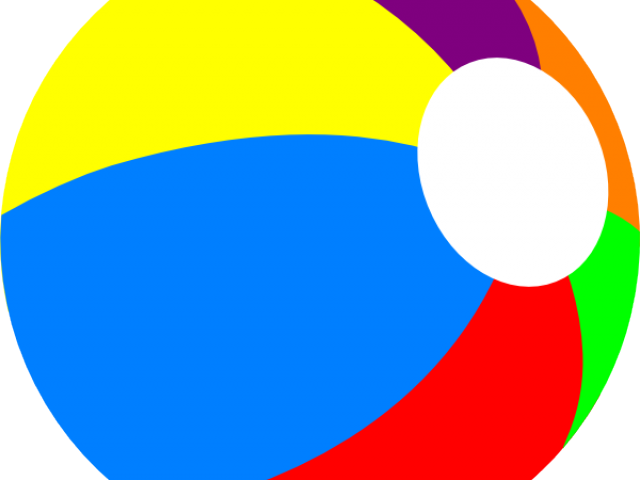 Beach Ball Clipart Beach Scene - Beach Ball Clipart Beach Scene (640x480)