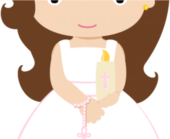 Girl Clipart Communion - Girl Clipart Communion (640x480)