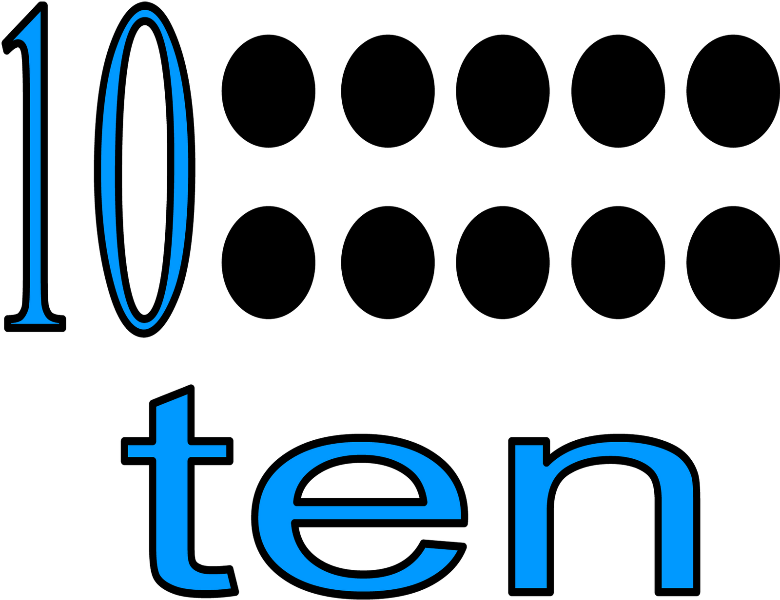 Ten Frame Posters 0-10 At Blog First Grade Bubbles - Ten Frame Posters 0-10 At Blog First Grade Bubbles (1600x1399)