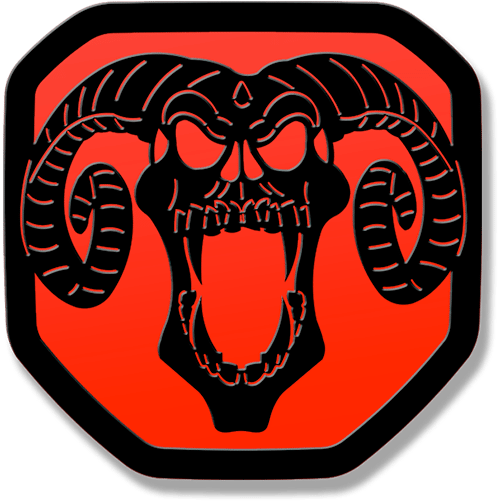 Ram Skull Tailgate Emblem 2019-up Ram - Ram Skull Tailgate Emblem 2019-up Ram (600x600)