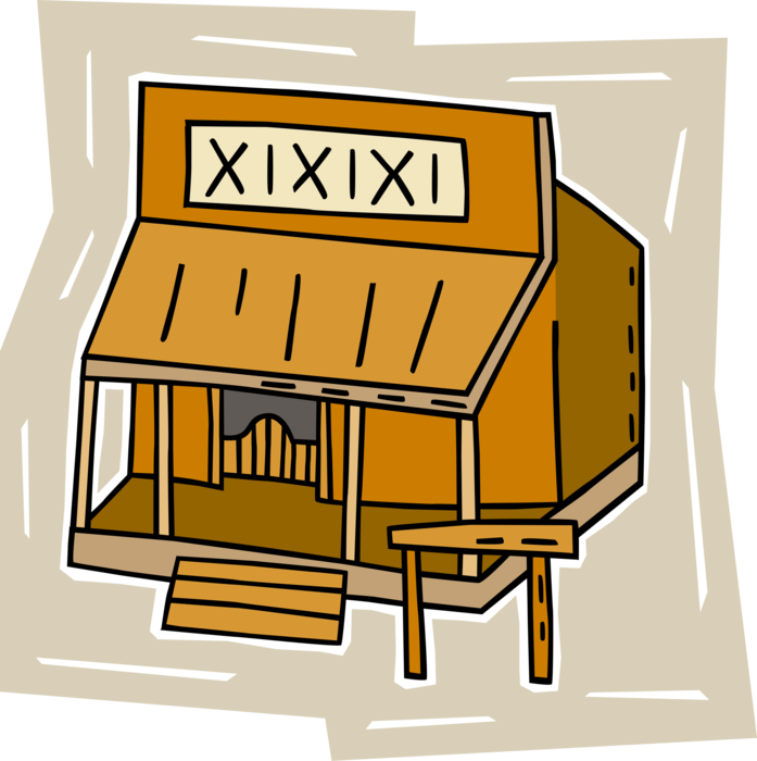 Image Freeuse Download Western Saloon Image Illustration - Image Freeuse Download Western Saloon Image Illustration (697x700)