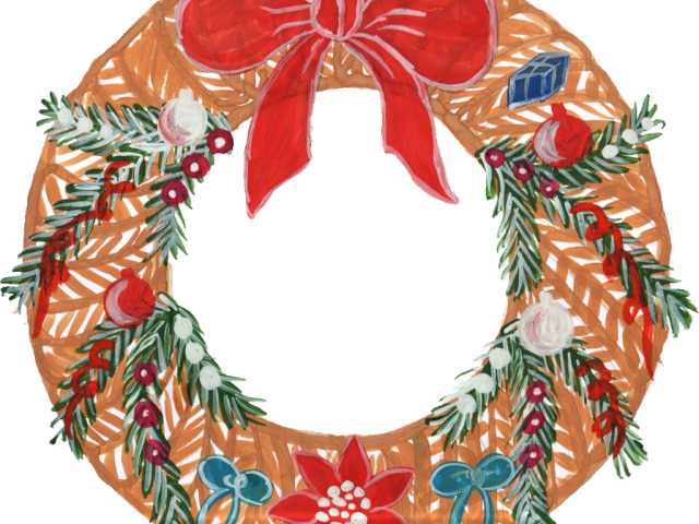 Decorate Clipart Wreath - Decorate Clipart Wreath (640x480)