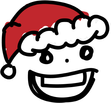 Simple Christmas Emoji Messages Sticker-0 - Simple Christmas Emoji Messages Sticker-0 (408x408)