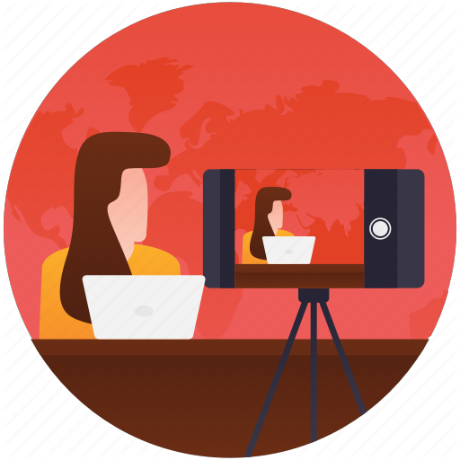 Live Broadcast Reporter Newscaster - Live Broadcast Reporter Newscaster (512x512)