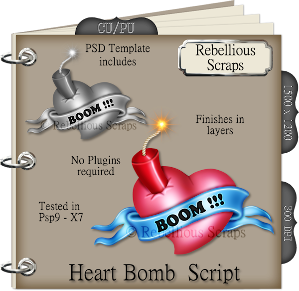 Heart Bomb - Heart Bomb (600x583)
