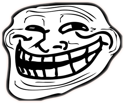 Face Trollface Classic Old - Face Trollface Classic Old (408x338)
