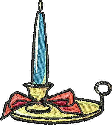 Christmas Candle Pes S-embroidery Free Designs - Christmas Candle Pes S-embroidery Free Designs (376x417)