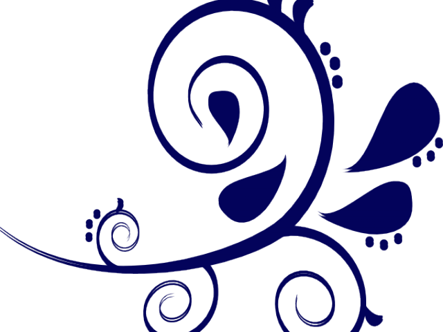 Curve Clipart Floral - Curve Clipart Floral (640x480)