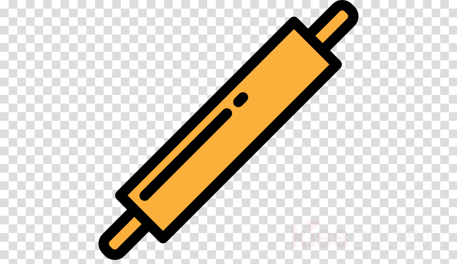 Rolling Pin Vector Png Clipart Rolling Pins - Rolling Pin Vector Png Clipart Rolling Pins (900x520)