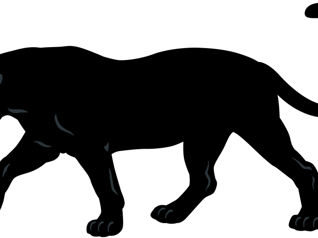 Black Panther Clipart Realistic - Black Panther Clipart Realistic (640x480)