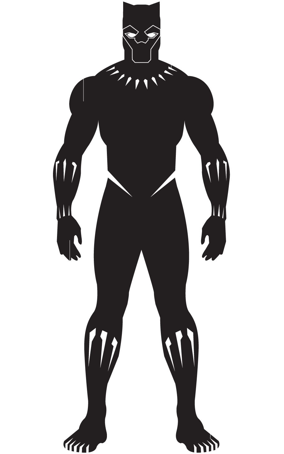 Black Panther Clipart Draw - Black Panther Clipart Draw (1960x1458)