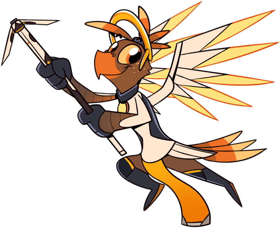 Pretzel But He's Mercy By Piemationsart - Pretzel But He's Mercy By Piemationsart (976x819)