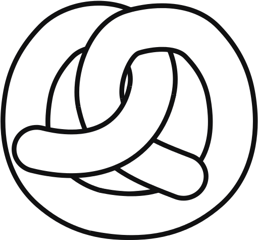 Delicious Pretzel Isolated Icon - Delicious Pretzel Isolated Icon (550x550)