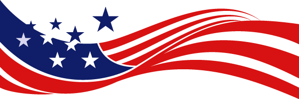 American Flag Illustration Indicating Federal Programs - American Flag Illustration Indicating Federal Programs (600x200)