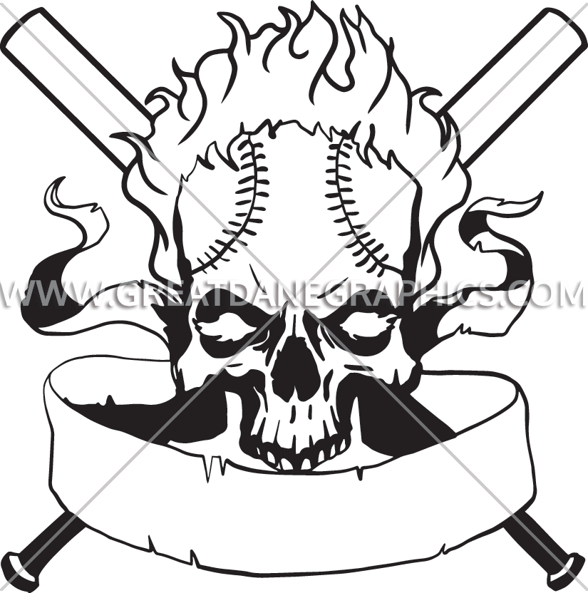 Baseball Clipart Skull - Baseball Clipart Skull (825x832)