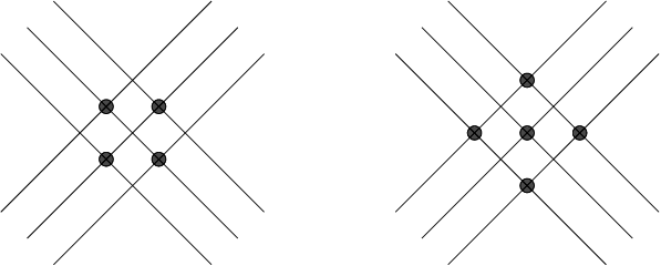 Intersection Of 2 × 3 Diagonal Consecutive Lines - Intersection Of 2 × 3 Diagonal Consecutive Lines (597x240)