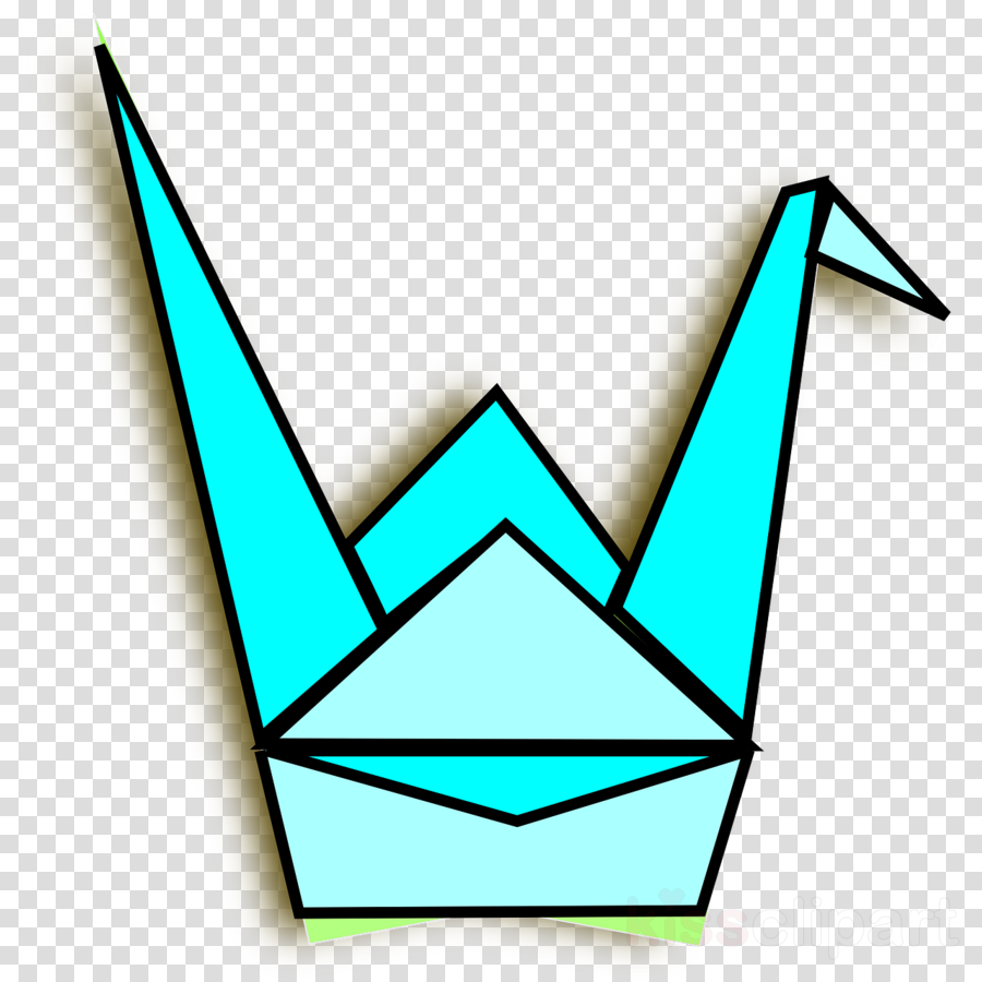 Origami Clipart Crane Paper Clip Art - Origami Clipart Crane Paper Clip Art (900x900)