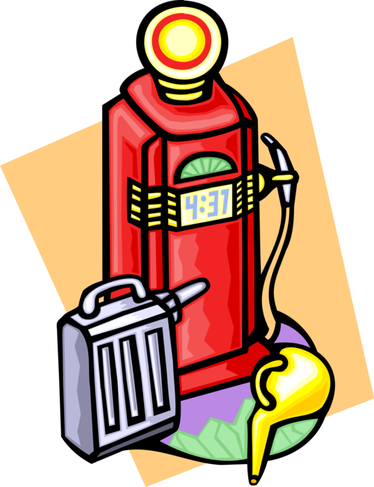 Vector Illustration Of Fossil Fuel Petroleum Gas Service - Vector Illustration Of Fossil Fuel Petroleum Gas Service (538x700)