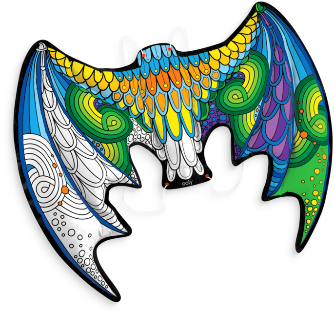 Wing Clipart Colored Wing - Wing Clipart Colored Wing (800x800)
