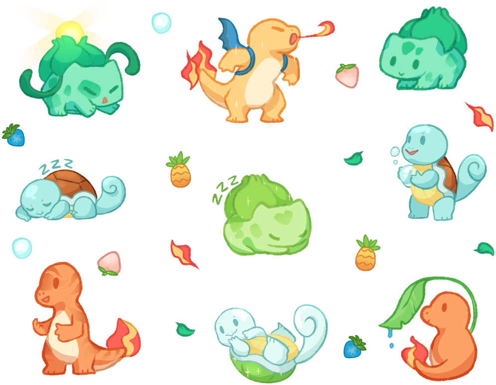 Pokechibs Tile Set By Pirate-reaper - Pokechibs Tile Set By Pirate-reaper (1024x802)